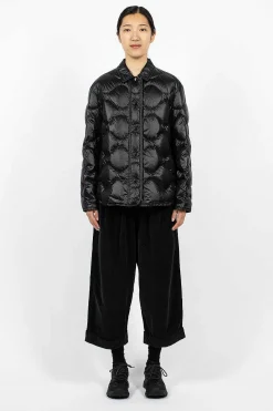 Moncler Padded Shirt Black| Shirts