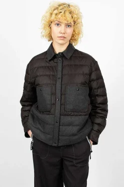 Moncler Padded Shirt Black| Outerwear