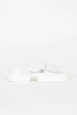 Dries Van Noten Padded Strap Sandals White| Shoes