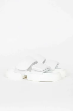 Dries Van Noten Padded Strap Sandals White| Shoes