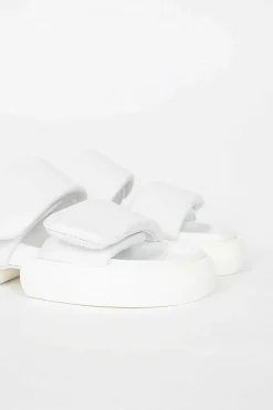 Dries Van Noten Padded Strap Sandals White| Shoes