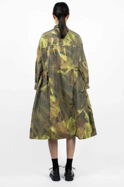 Casey Casey Paga Rouch Dress Ikat Khaki| Dresses