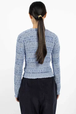 Eleph Paisley Top Blue| Tops