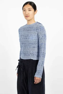 Eleph Paisley Top Blue| Tops