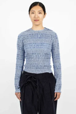 Eleph Paisley Top Blue| Tops