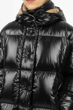 Moncler Parnaiba Down Coat Black| Outerwear