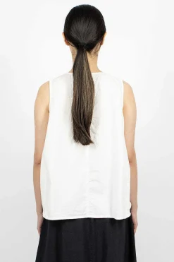 Chez Vidalenc Pat Top White| Tops
