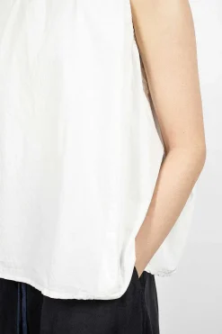 Chez Vidalenc Pat Top White| Tops
