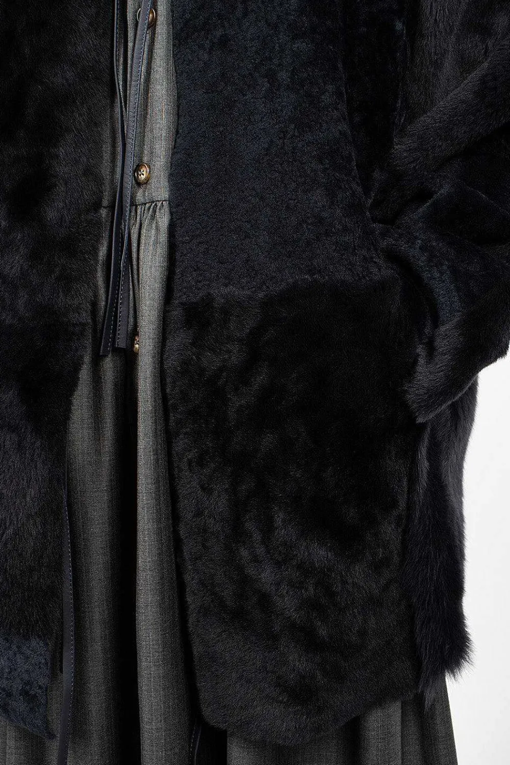 Eleph Patch Coat Navy| Outerwear