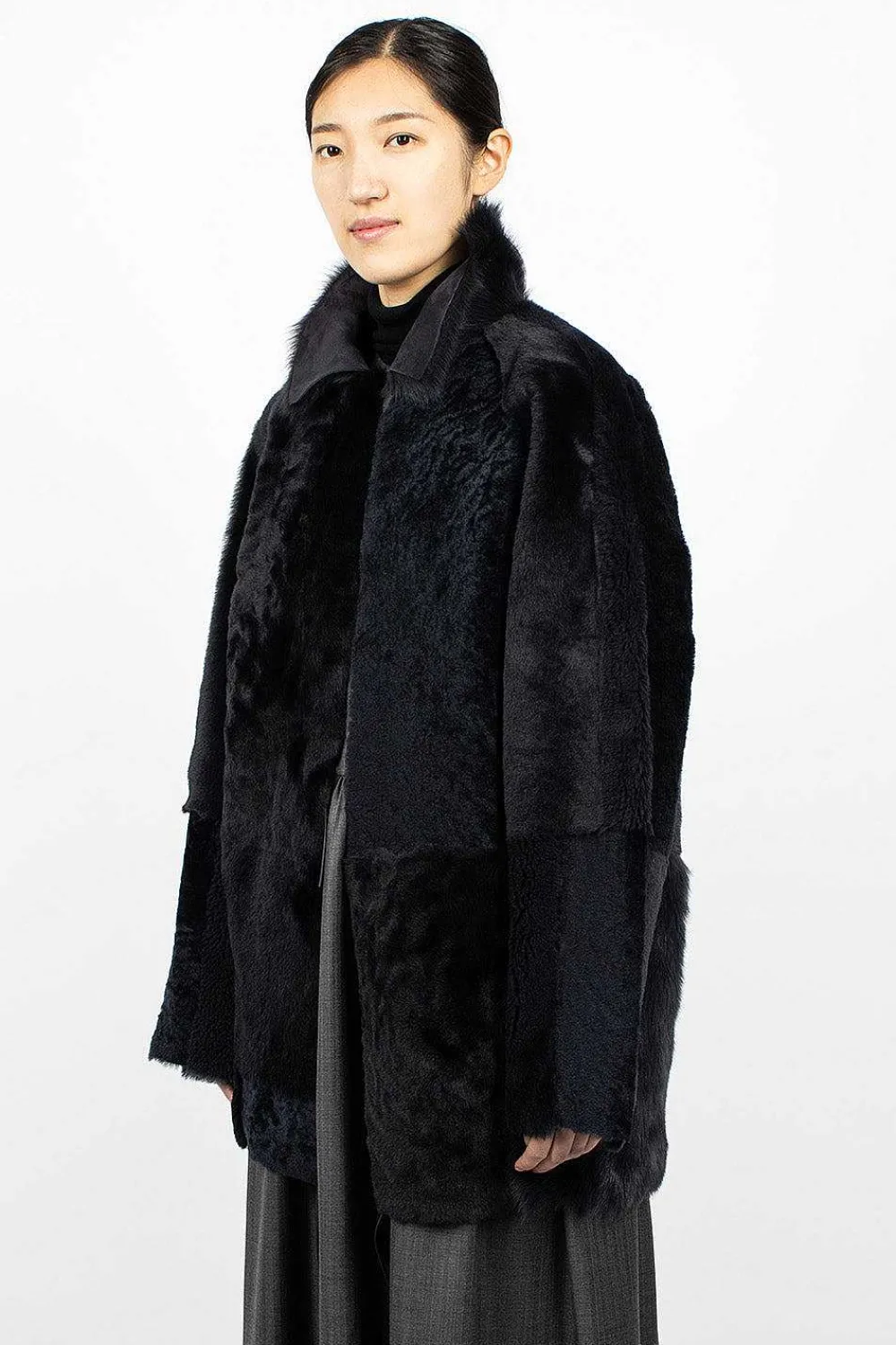 Eleph Patch Coat Navy| Outerwear