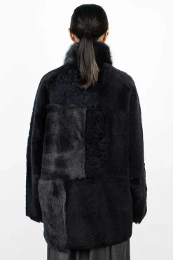 Eleph Patch Coat Navy| Outerwear