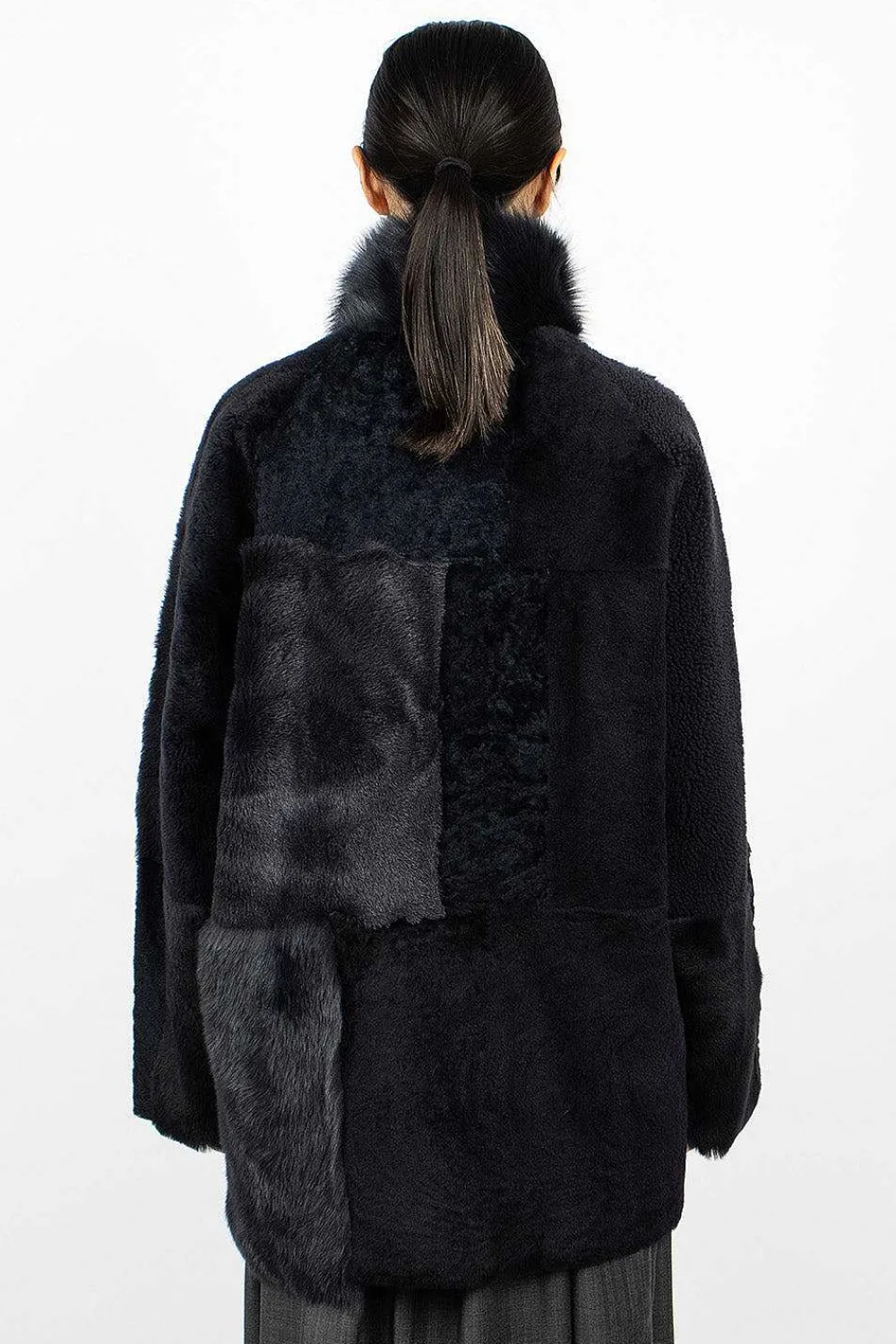 Eleph Patch Coat Navy| Outerwear