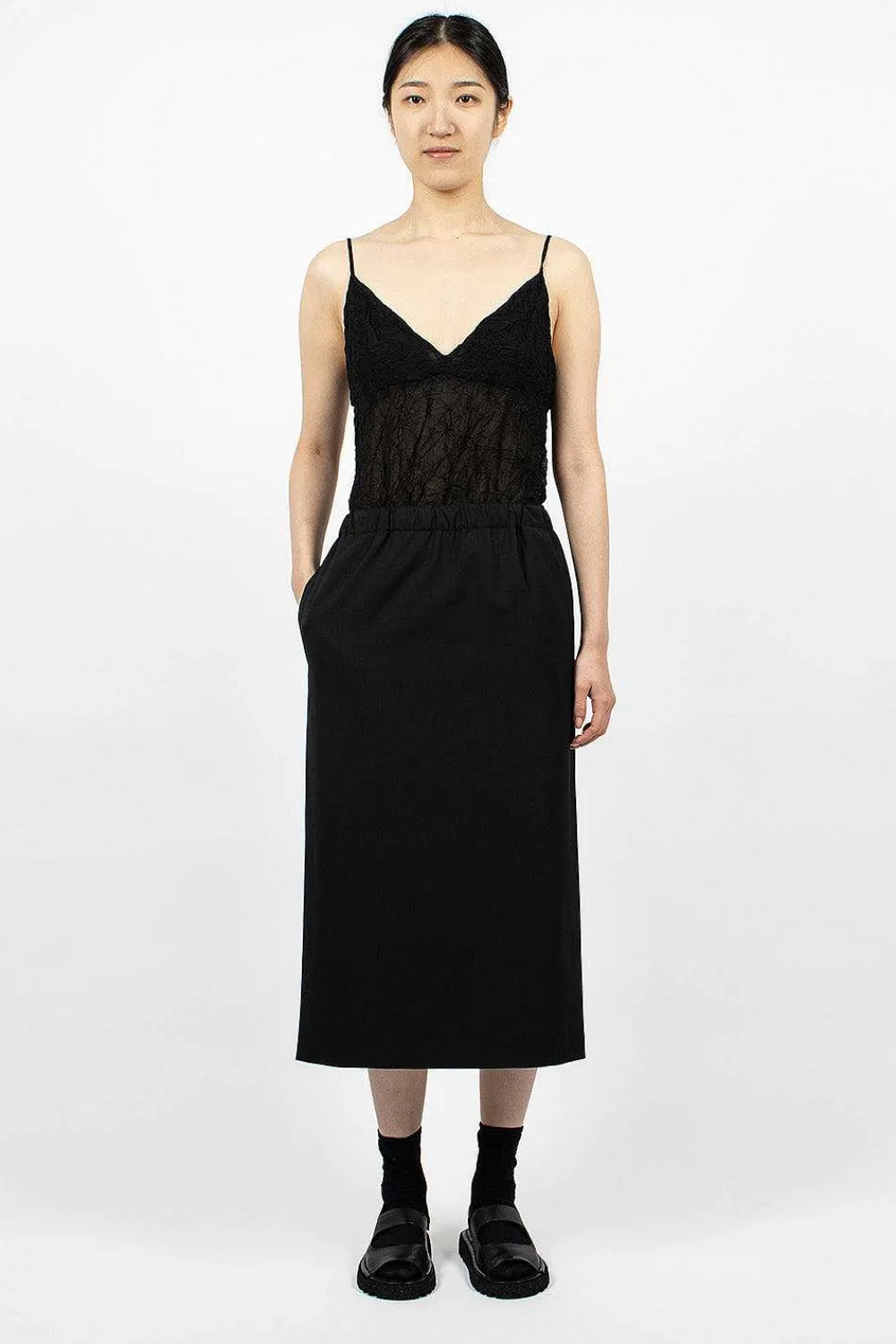 Comme Des Garçons Comme Des Garçons Pencil Skirt Black| Skirts