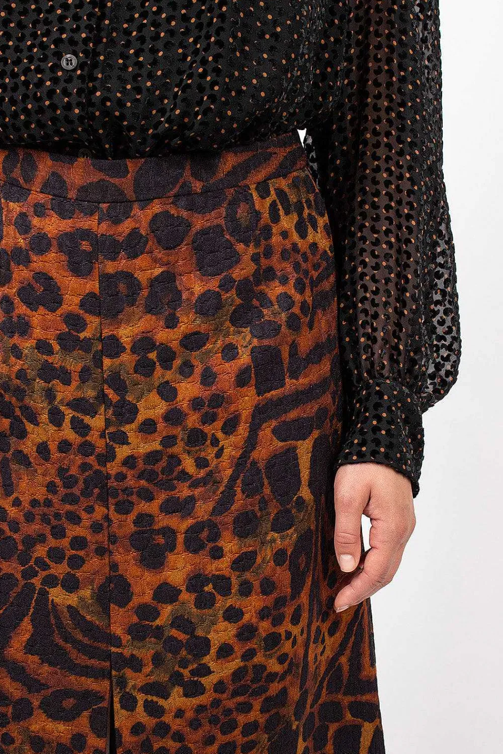 Dries Van Noten Pencil Skirt Leopard| Skirts