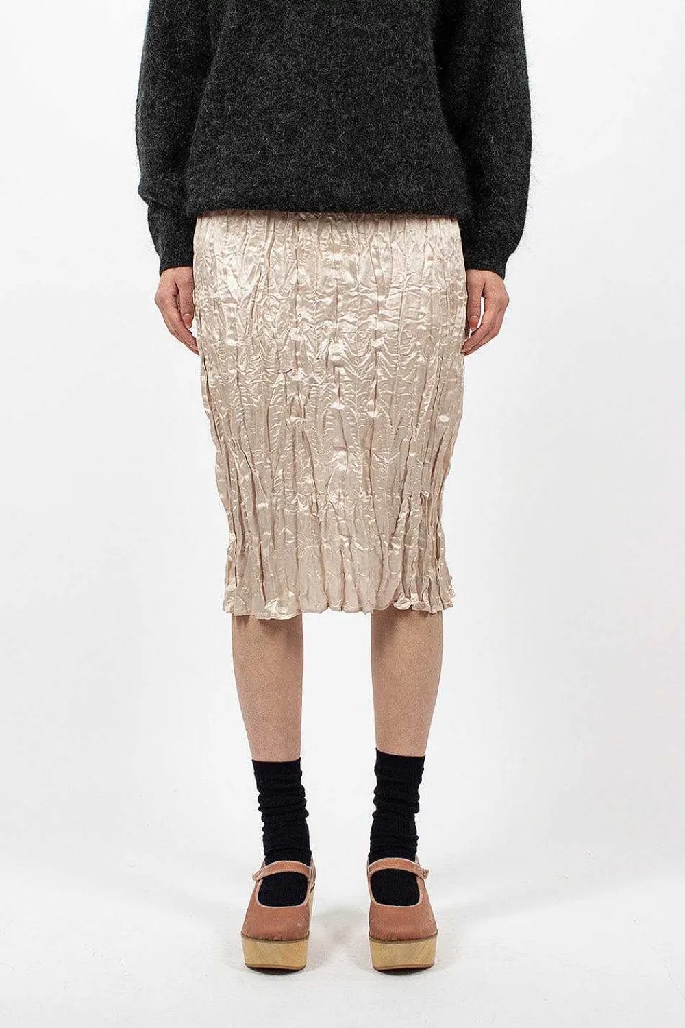 Acne Studios Pencil Skirt Pebble Beige| Skirts