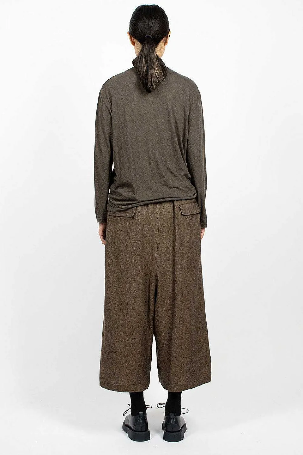 Vlas Blomme Penguin Pant Brown Old Check| Trousers