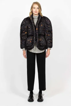 Dries Van Noten Piped Jacket Tortoiseshell| Outerwear