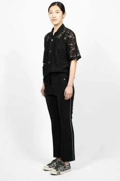 Needles Piping Cowboy Pant Black| Trousers