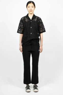 Needles Piping Cowboy Pant Black| Trousers