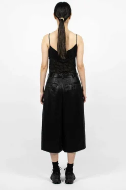 Comme Des Garçons Comme Des Garçons Pleat Culottes Black| Trousers