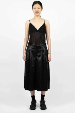 Comme Des Garçons Comme Des Garçons Pleat Culottes Black| Trousers