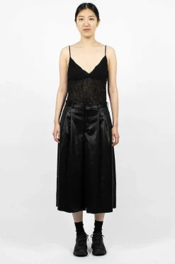 Comme Des Garçons Comme Des Garçons Pleat Culottes Black| Trousers