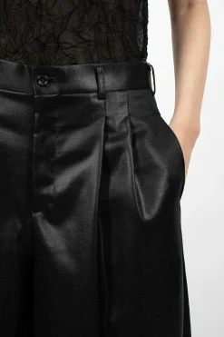 Comme Des Garçons Comme Des Garçons Pleat Culottes Black| Trousers