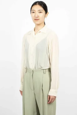 Dries Van Noten Pleats Shirt Off White| Shirts