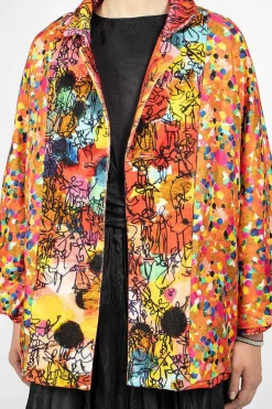 Daniela Gregis Poppy Short Jacket Drawing| Outerwear