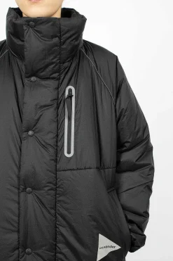 and wander Primaloft Ripstop Coat Black| Outerwear