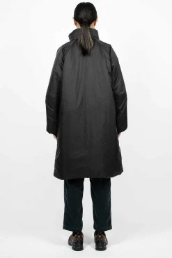 and wander Primaloft Ripstop Coat Black| Outerwear