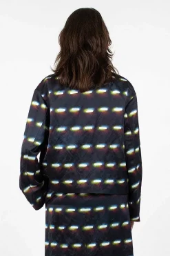 Dries Van Noten Printed Blazer Black| Outerwear