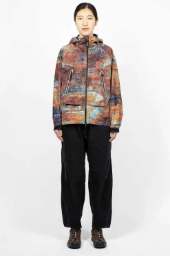 and wander Printed Shell Jacket| Outerwear