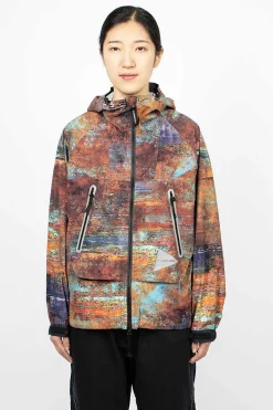 and wander Printed Shell Jacket| Outerwear