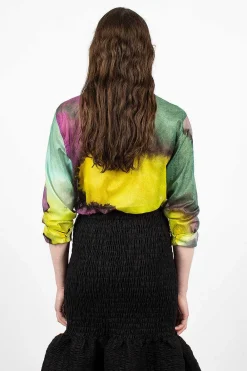 Dries Van Noten Printed Shirt Yellow Dye| Shirts