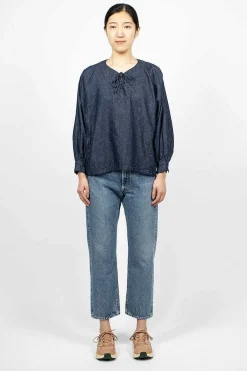 OrSlow Pullover Laced Shirt One Wash| Shirts