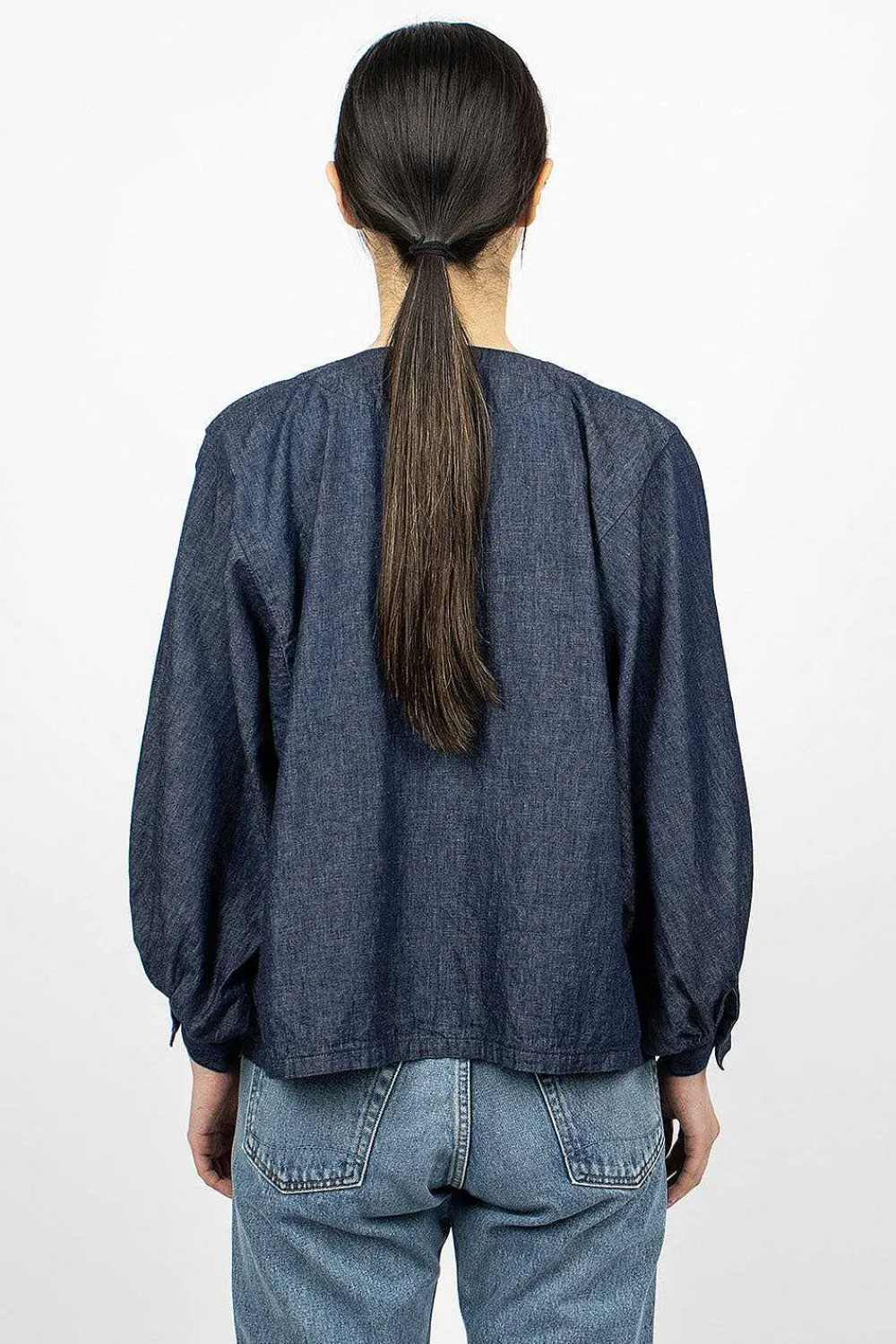 OrSlow Pullover Laced Shirt One Wash| Tops
