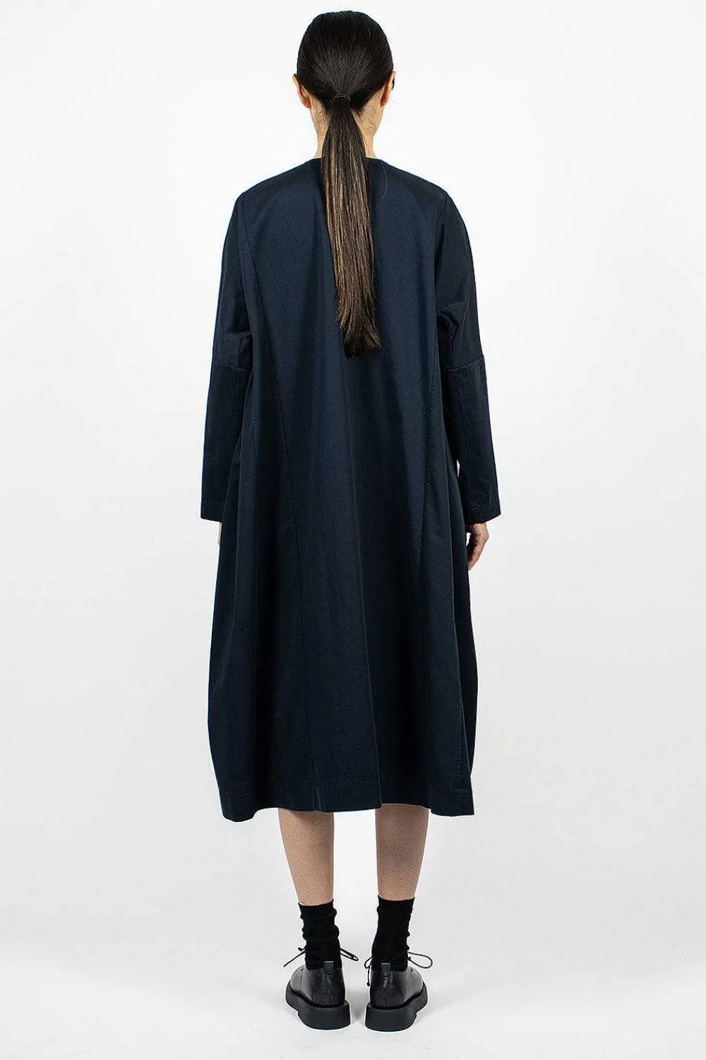Casey Casey Pyj Rouch Dress Navy| Dresses