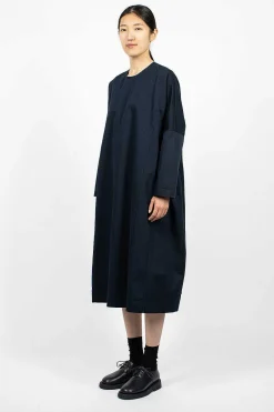 Casey Casey Pyj Rouch Dress Navy| Dresses