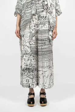 Daniela Gregis Pyjama Trouser Village Print| Trousers