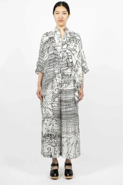 Daniela Gregis Pyjama Trouser Village Print| Trousers