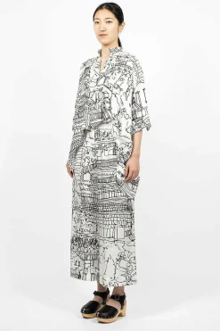 Daniela Gregis Pyjama Trouser Village Print| Trousers