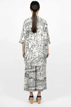 Daniela Gregis Pyjama Trouser Village Print| Trousers