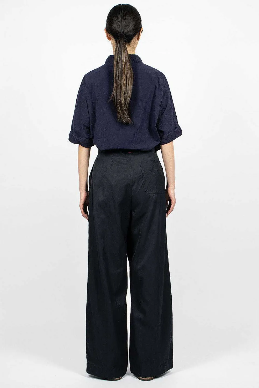 Casey Casey Qq Pant Dark Navy| Trousers