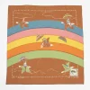 Kapital Rainbow And Birds Printed Bandana Gold| Bandanas