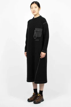 and wander Re Wool Jq Dress Black| Dresses
