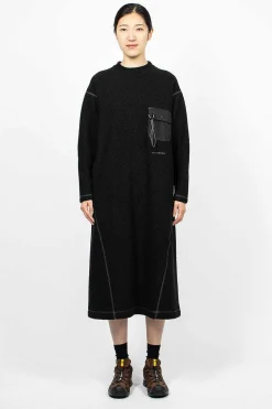 and wander Re Wool Jq Dress Black| Dresses