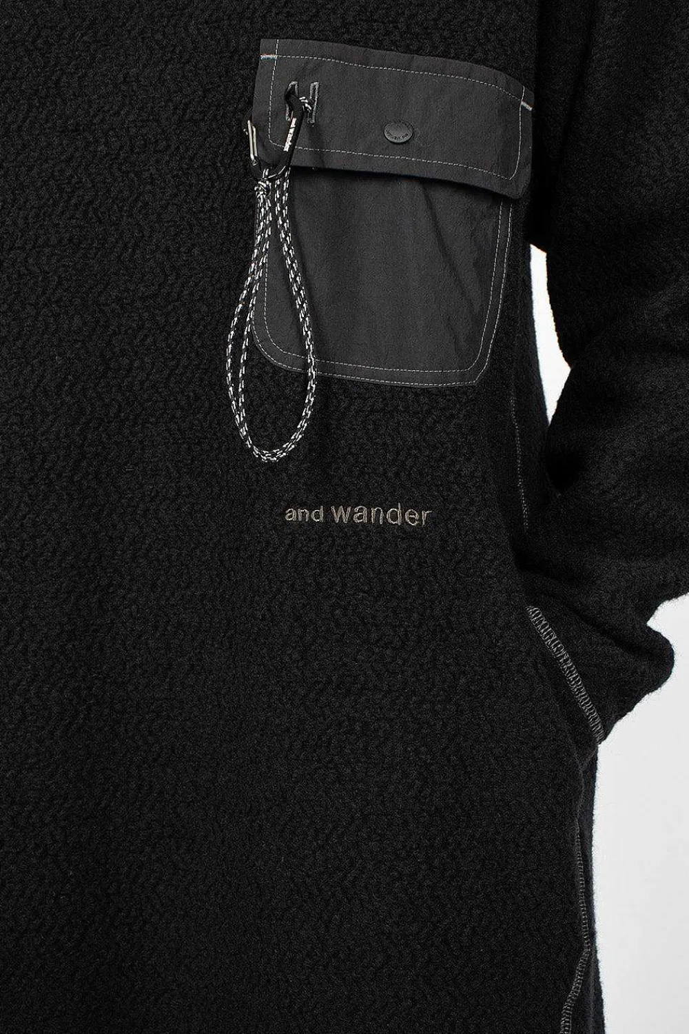 and wander Re Wool Jq Dress Black| Dresses