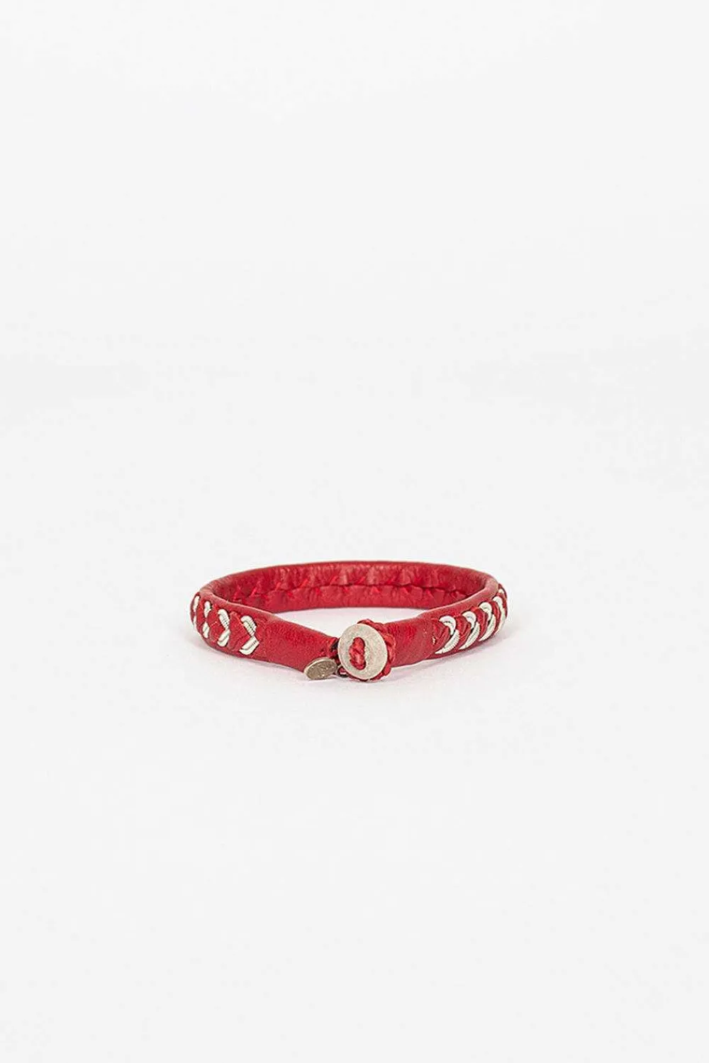 Maria Rudman Red Hide A Bracelet 4| Bracelets