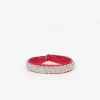 Maria Rudman Red Hide B Bracelet 5| Bracelets